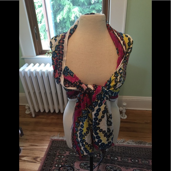 INC Multi-Color Long Scarf - Picture 3 of 9